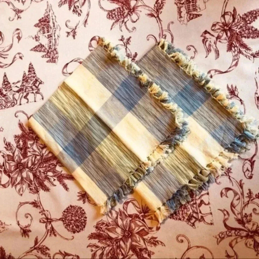 Set of 2 placement setting!Home Studio!blu…